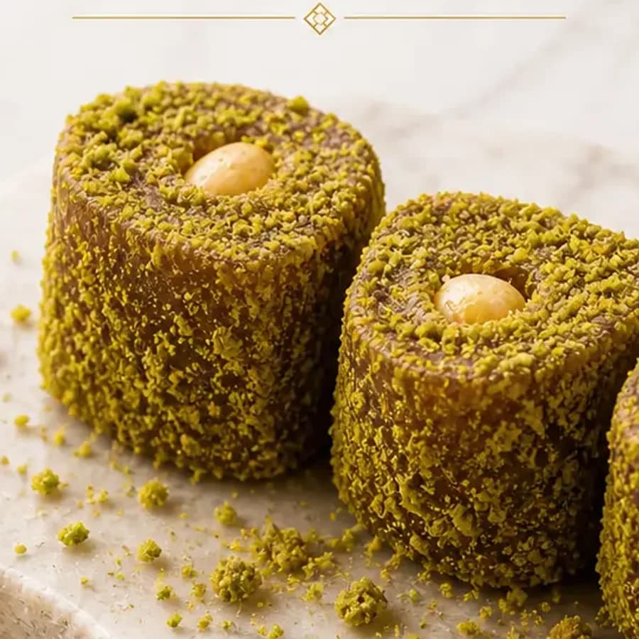 Boz Fıstıklı Lokum 500g